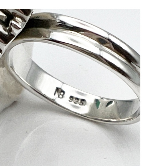 🌟NICKY BUTLER 925 Sterling Silver Turquoise Multi Gem East West Ring Siz… - Picture 8 of 12